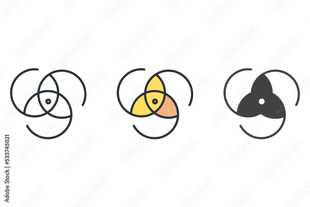 Poster filter icons symbol vector elements for infographic web