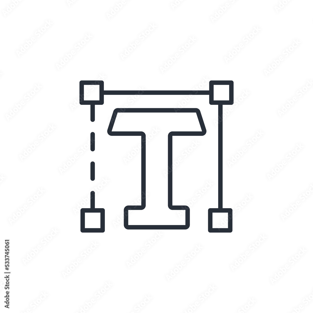 Poster font icons symbol vector elements for infographic web