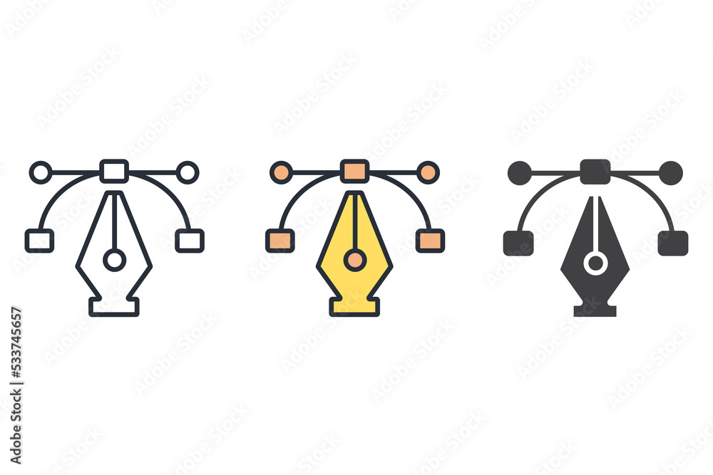 Poster vector icons symbol vector elements for infographic web