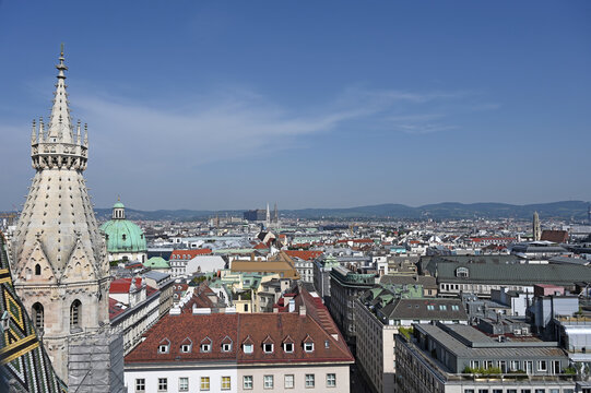 View from Saint Stephen Cathedral in Vienna