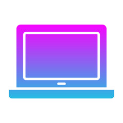 Laptop Glyph Gradient Icon
