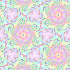 Moving colorful lines of abstract background