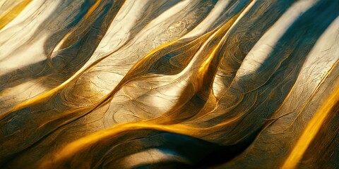Swirling golden background