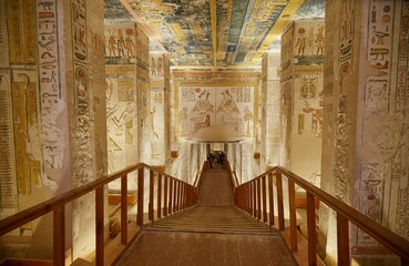 The Colorful Tomb of Ramesses VI in Luxor