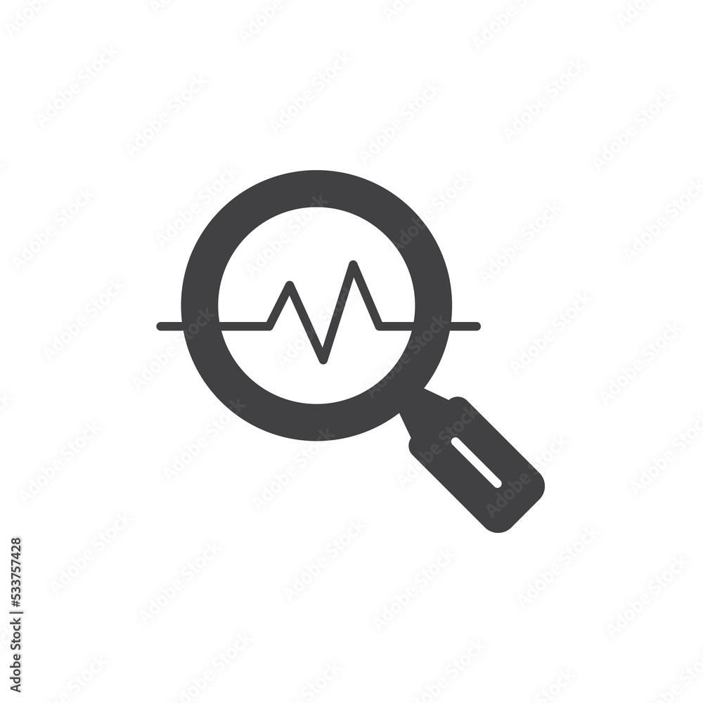 Poster analisys icons symbol vector elements for infographic web