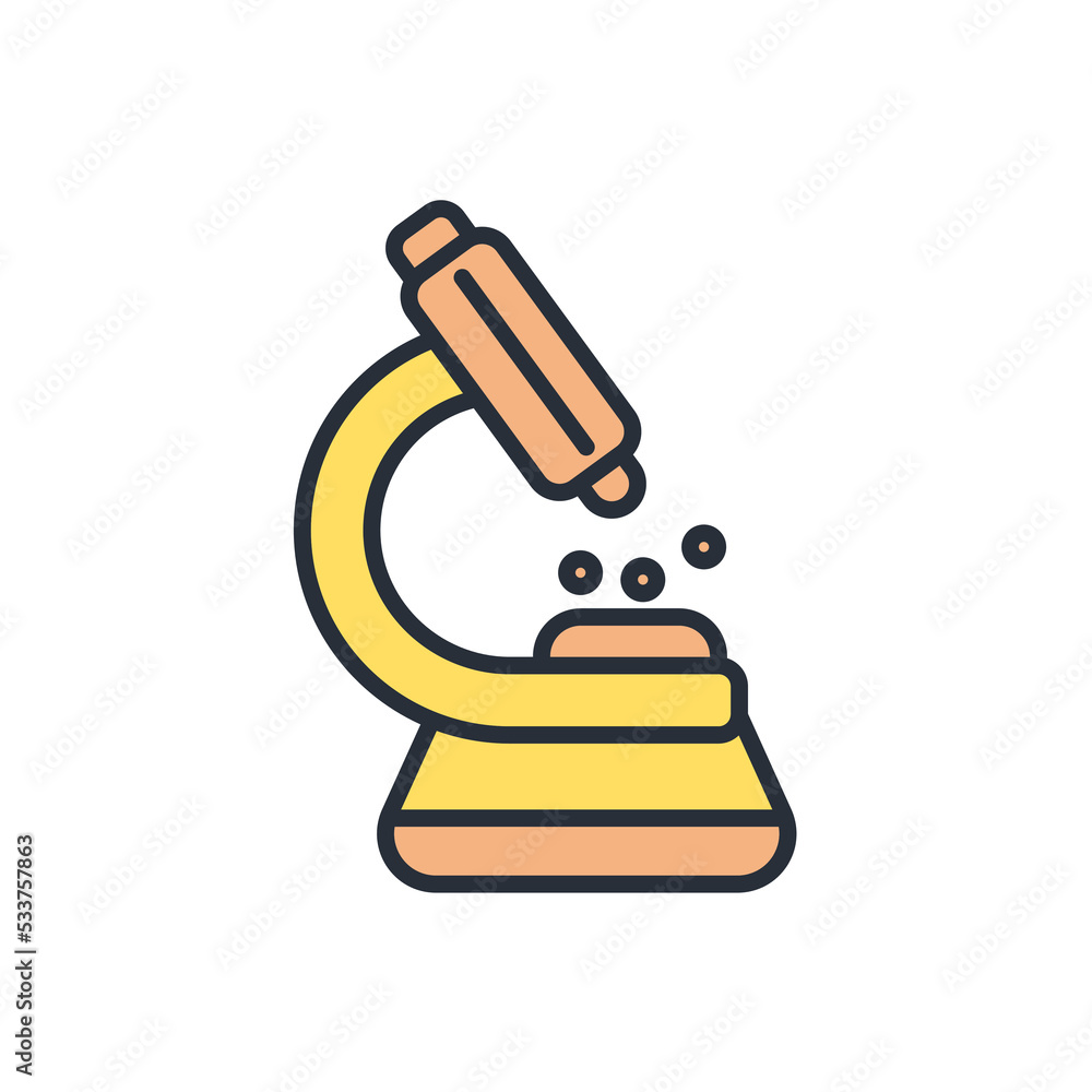Poster research icons symbol vector elements for infographic web