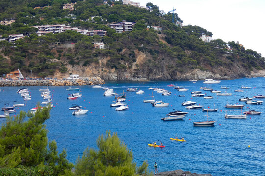 Llansa small beach near Calella de Palafrugell on the Catalan Costa Brava.