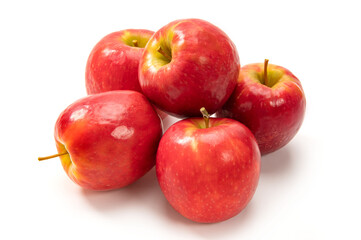 Fototapeta na wymiar オーストラリア原産の赤林檎、ピンクレディー