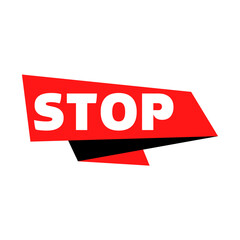 Vector Stop Sign Icon. Stop Banner. Traffic sign stop set. Prohibition sign. Vector illustration. on white Background. Stop sign, stop icon. Vector Stop illustration. Red Warning Symbol


