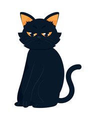 halloween black cat icon