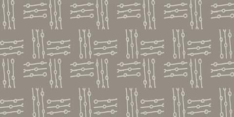 Ethnic Vector Boho Rug. Coconut Graphic Ornament. Scarf Geometric Trendy. Smoke Grey Artwork Hand made. Apparel Hippie Bohemian. African Mosaic. Coconut Abstract Tapestry.