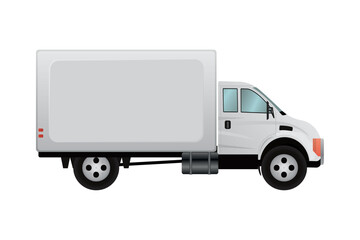 logistic truck mockup