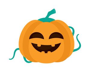 cartoon halloween pumpkin