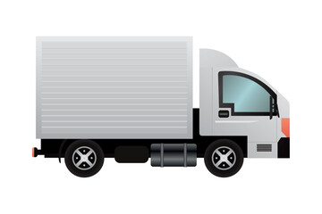 cargo truck mockup design