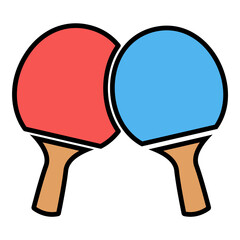 ping pong racket icon