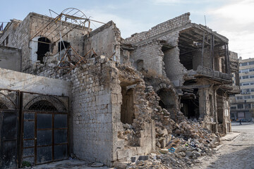 Ruins around the Citadel of Aleppo, Syria	