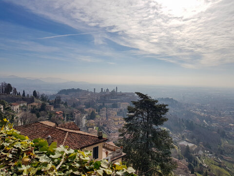 Bergamo Vista Da San Vigilio