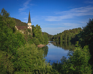Fototapeta premium Skotfoss Church