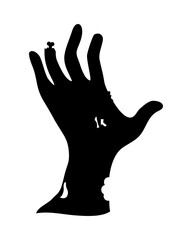 zombie hand icon