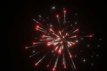 Fototapeta premium fireworks in the night sky