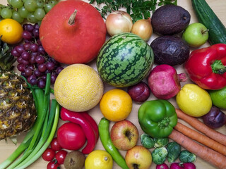 fruits and vegetables