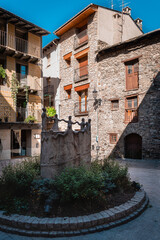 Square of Sant Esteve in Andorra