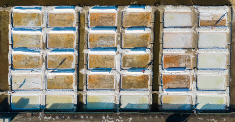 Saltwork, aerail view