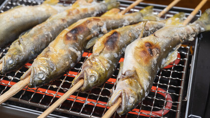 鮎の塩焼き・日本の料理
