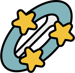 Obraz premium hair clip icon