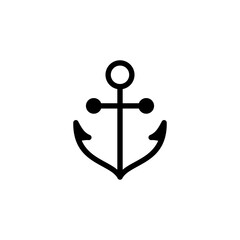 Anchor icon vector for web and mobile app. Anchor sign and symbol. Anchor marine icon.