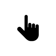 Hand cursor icon vector for web and mobile app. cursor sign and symbol. hand cursor icon clik