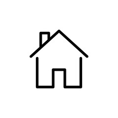 House icon vector for web and mobile app. Home sign and symbol