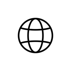 Web icon vector for web and mobile app. go to web sign and symbol. web click icon. Global search icon