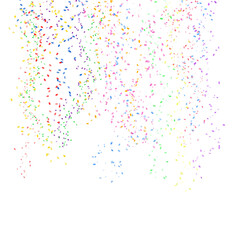Confetti colorful carnival background