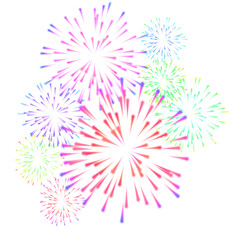 fireworks colorful carnival background