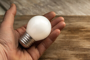 lamp in concept of i have an idea