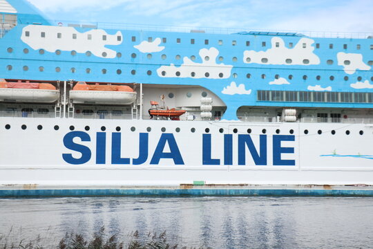 Velsen, the Netherlands - September 25th 2022: Silja Line Galaxy