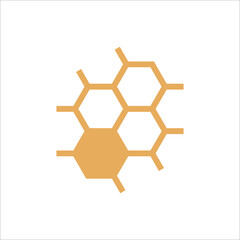 Bee logo. Bee honey graphic design template illustration