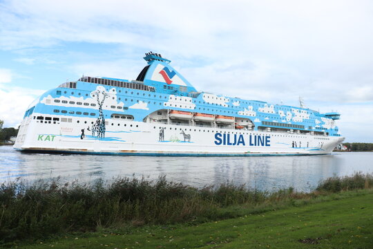 Velsen, the Netherlands - September 25th 2022: Silja Line Galaxy