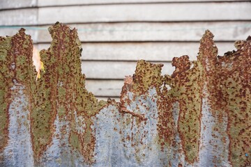 old rusty galvanized vintage texture background