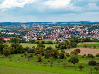 Blick auf die Stadt Knittlingen