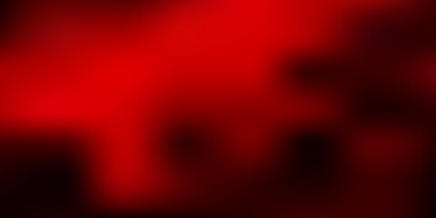 Dark orange vector blurred pattern.