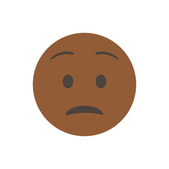 Frowning face. Megafrown, disappointment. 3D stylized vector icon. smiling emoticon character design. 3D emoticon for web. Vector Emoji. for web interface