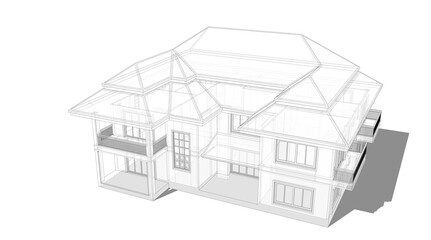 3D House Randering