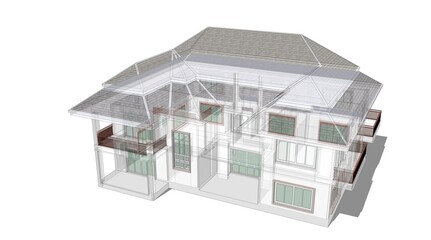 3D House Randering