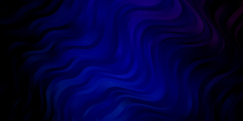Obraz premium Dark Pink, Blue vector layout with curves.