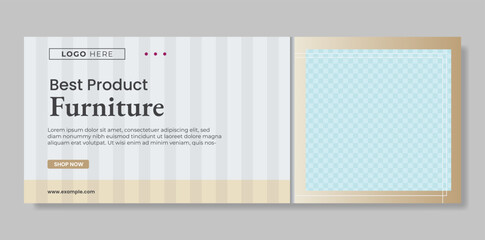 Modern Furniture Web Banner Design Template