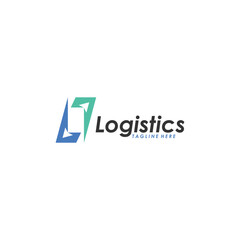 express logistics logo icon vector isolated