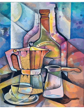 Still Life with Bottle