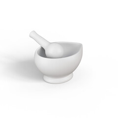 Crusher bowl icon isolated 3d render illustration